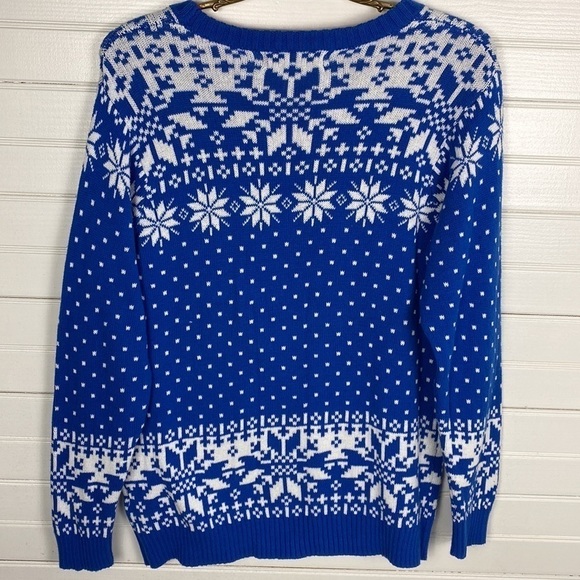 33 Degrees Snowman Golf Martini Sweater Size Medium - Picture 4 of 5